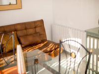 Calefacción con tubos escondidos