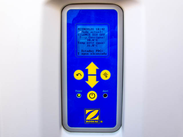 Heat Pump for Pool – Control Panel