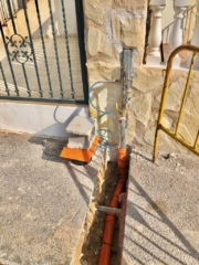 Conexión de acometida de Gas Natural
